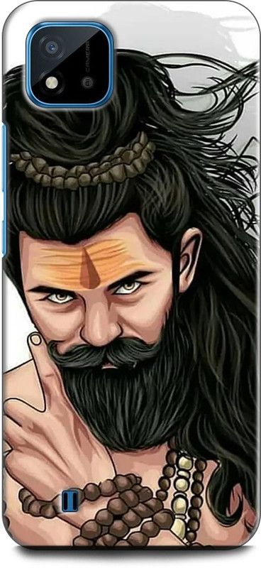 WallCraft Back Cover for Realme C20, RMX3063, RMX3061 BHOLENATH, SHIVJII, MAHADEV, SHIVA, BAM BAM BHOLE, GOD, QUOTES  (Multicolor, Dual Protection, Pack of: 1)