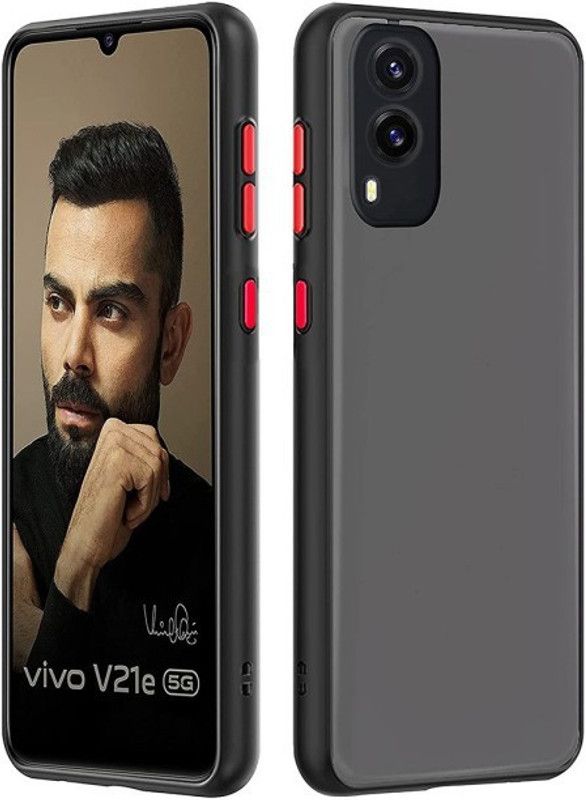 cellotown Back Cover for V21E  (Black, Pack of: 1)