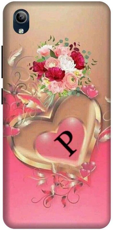 3D U PRINT Back Cover for VIVO Y90,VIVO 1908 P letter,P name P word  (Multicolor, Waterproof, Pack of: 1)