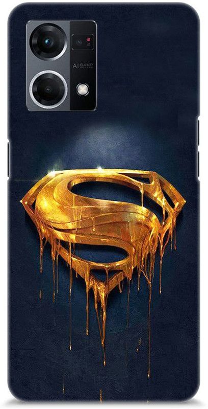 Mast Kalandar Back Cover for OPPO F21 Pro  (Blue, Gold, Hard Case)