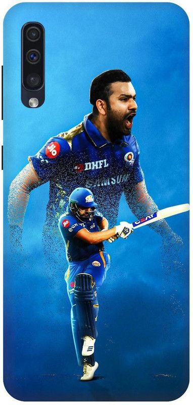 THESTONEWELL Back Cover for SAMSUNG G A50 rohit shrma hit man ipl india  (Multicolor, Waterproof, Pack of: 1)