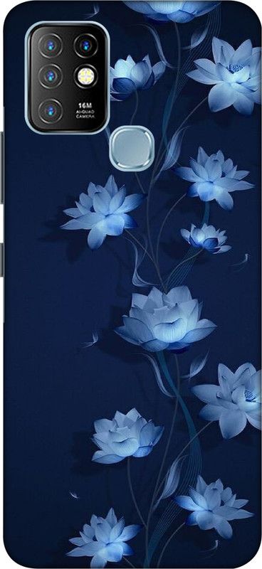 BIMBLE Back Cover for Infinix Hot 10  (Blue, Hard Case, Pack of: 1)