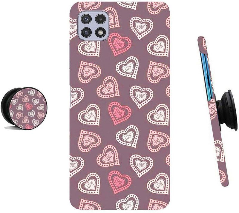 ZAPPY Back Cover for Samsung Galaxy F42 5G, Samsung Galaxy A22 5G  (Multicolor, Cases with Holder)