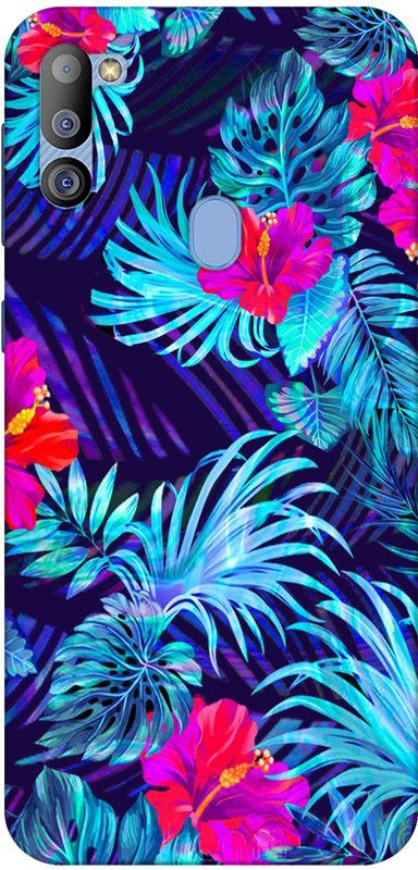 INDIALAND Back Cover for Samsung Galaxy M21 2021 Addition  (Multicolor, Grip Case, Silicon, Pack of: 1)