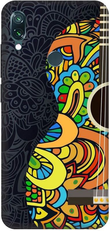 Yoprint Back Cover for Redmi Note 7-guitar, colorful guitar printed back cover  (Multicolor, Shock Proof, Pack of: 1)