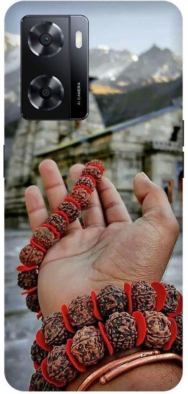 FRONK Back Cover for OPPO A 57e, CPH23870, SHIV, SHIV, JI, KEDARNATH, RUDRAKSH, MAHADEV  (Grey, Hard Case, Pack of: 1)