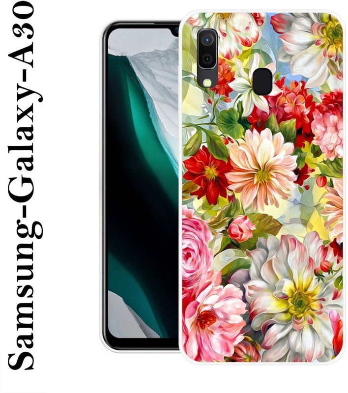 KLC Back Cover for Samsung Galaxy A30  (Multicolor, Grip Case, Silicon)