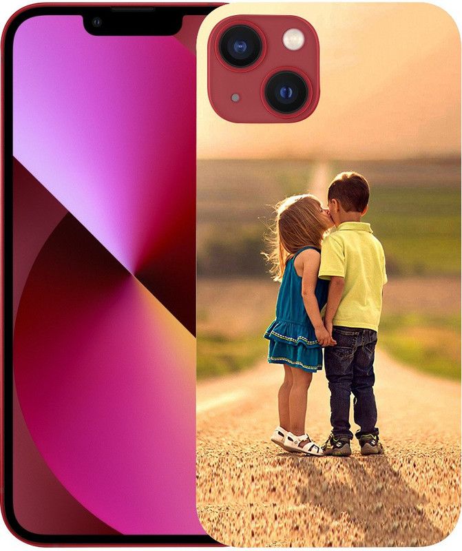 METOO Back Cover for iPhone 13, iPhone 13, Cupal , Romentic Design back cover Print :: 622  (Multicolor, Flexible, Silicon, Pack of: 1)