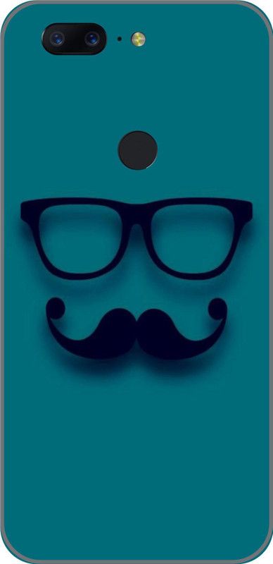 Bastex Back Cover for OnePlus 5T  (Blue, Black, Hard Case, Pack of: 1)