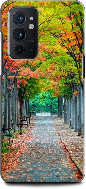 INDICRAFT Back Cover for OnePlus 9RT 5G COLOURFUL GARDEN, COLOURFUL TREES, NATURE  (Multicolor, Shock Proof, Pack of: 1)