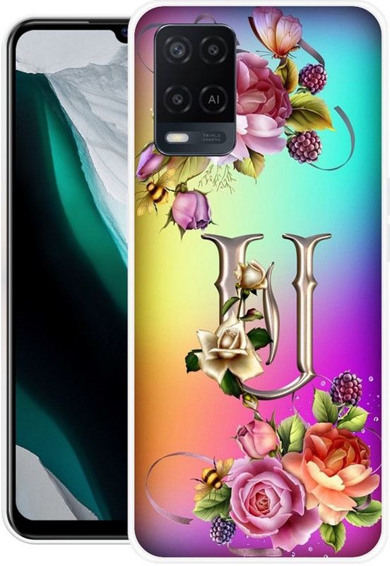 ROCKPRINT Back Cover for Oppo A54  (Multicolor, Grip Case, Silicon, Pack of: 1)