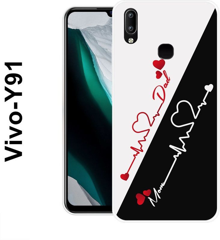 INDIALAND Back Cover for Vivo Y95, Vivo Y93, Vivo Y91  (Multicolor, Silicon)