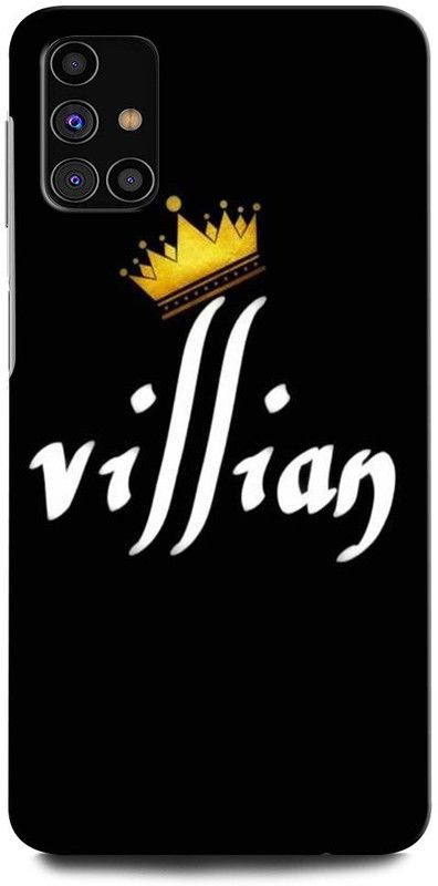GRAFIQE Back Cover for SAMSUNG GALAXY M31S VILLIAN, KING, ATTUTUDE, SWAG  (Multicolor, Shock Proof, Pack of: 1)