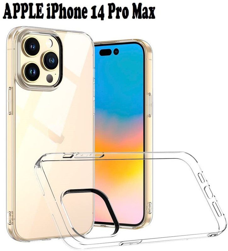 welldesign Bumper Case for APPLE iPhone 14 Pro Max  (Transparent, Shock Proof, Silicon, Pack of: 1)