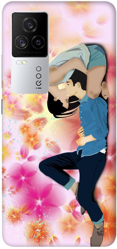 Casotec Back Cover for Vivo iQOO 8  (Multicolor, 3D Case, Pack of: 1)