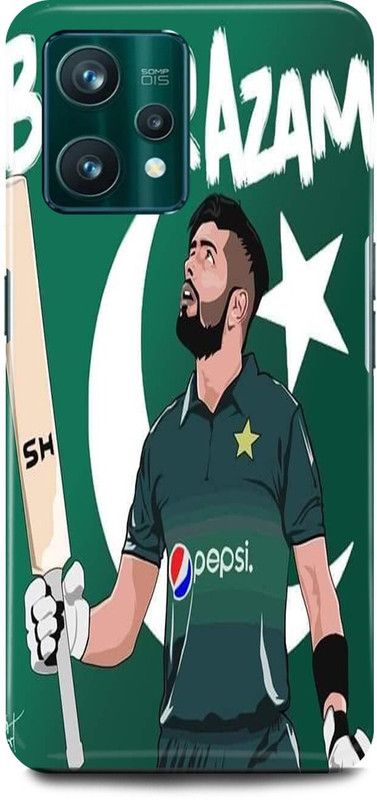 play fast Back Cover for Realme 9 Pro Plus 5G BABAR, AZAM, PAKISTAN, PLAYER, CRICKETER  (Green, Hard Case, Pack of: 1)