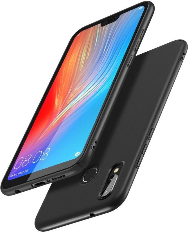 BHRCHR Back Cover for Huawei P20 Lite  (Black, Dual Protection, Pack of: 1)