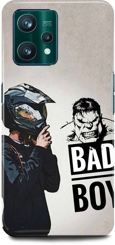 play fast Back Cover for OPPO A76, CPH2375 BAD, BOY, RIDER  (White, Hard Case, Pack of: 1)