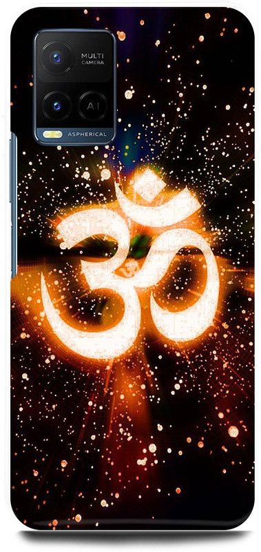 play fast Back Cover for Vivo Y33s, V2109 OM, SIGN, LOGO, MAHADEV, SHIV  (Orange, Hard Case, Pack of: 1)