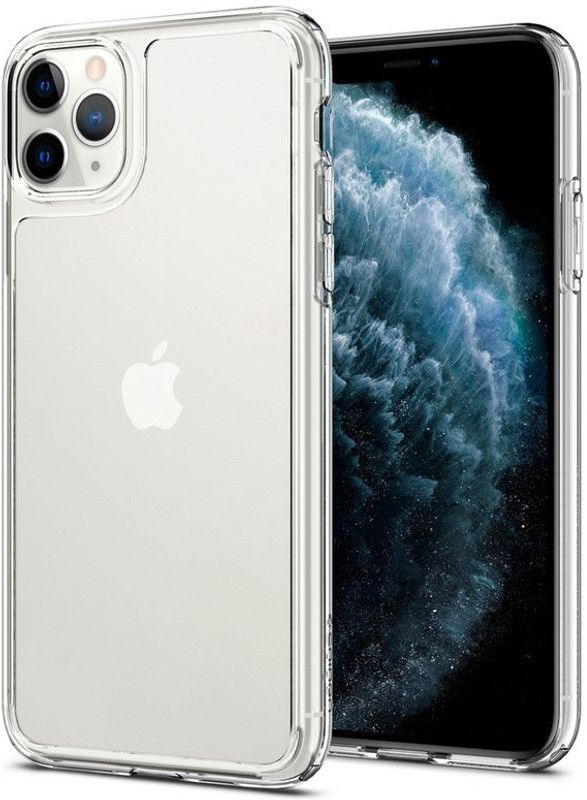 Spigen Quartz Hybrid Back Cover for APPLE iPhone 11 Pro Max  (Transparent, Shock Proof, Pack of: 1)