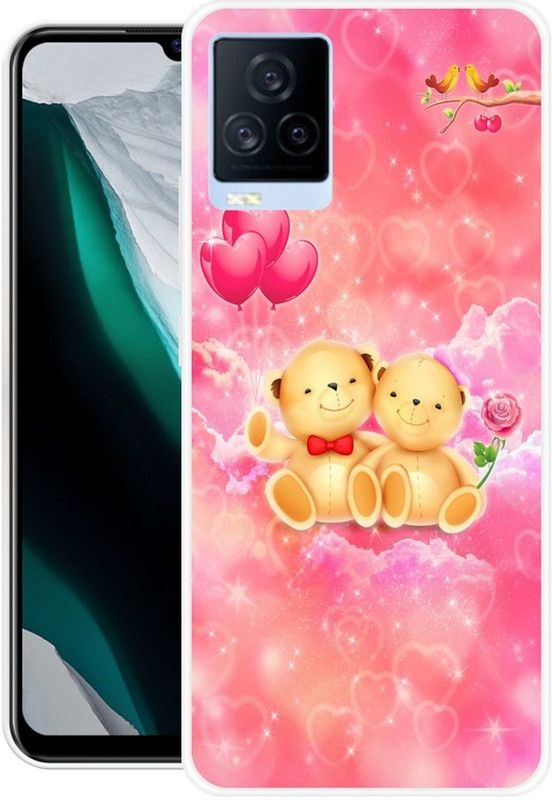INDIALAND Back Cover for IQOO 7  (Multicolor, Grip Case, Silicon)