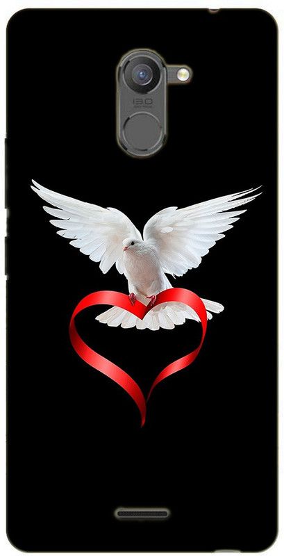 METOO Back Cover for Infinix Hot 4 Pro, Love , Heart Design Printed Back Cover Print : 127  (Multicolor, Dual Protection, Silicon, Pack of: 1)