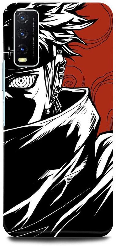play fast Back Cover for Vivo Y20i, V2027 NARUTO, SHIPUDDEN, SUSUSKE, UCHIHA, ANIME, BOY, NEON  (Black, Hard Case, Pack of: 1)