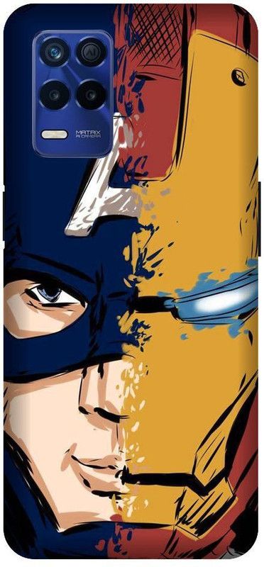 BARMANS Back Cover for Realme 8 5G Iron Man, Love You 3000, Superhero, Avengers, End game, Tony Stark, Marval, comic  (Multicolor, Shock Proof, Pack of: 1)