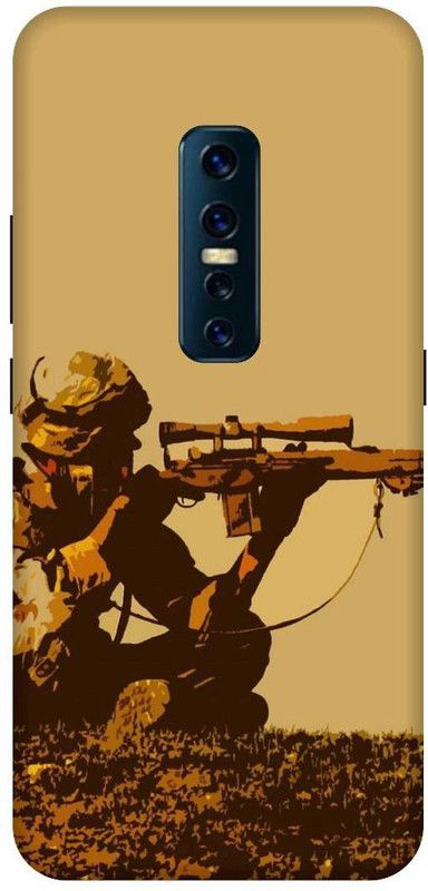 SSMORYA Back Cover for Vivo V17 Pro/Vivo 1909 armi man Printed Back Cover  (Multicolor, Waterproof, Pack of: 1)