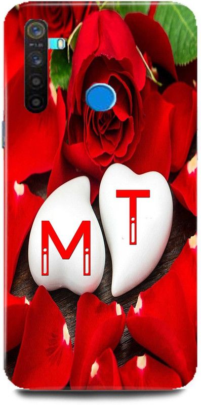 MP ARIES MOBILE COVER Back Cover for Realme 5s/RMX1925,M Loves T Name,M Name, T Letter, Alphabet,M Love T NAME  (Multicolor, Hard Case, Pack of: 1)