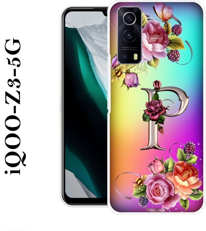 SHIVKUDI Back Cover for IQOO Z3 5G  (Multicolor, Grip Case, Silicon)