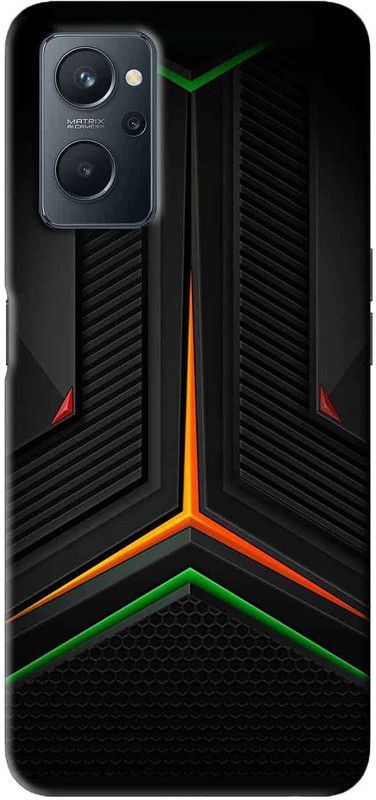 NDCOM Back Cover for Realme 9i Robotic texture Printed  (Multicolor, Hard Case, Pack of: 1)