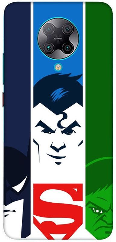 LUCKY MOBI.COM Back Cover for Poco F2 Pro, Mi Redmi K30 Pro( JUSTIC LEAGE CRECTER) PRINTED BACK COVER  (Multicolor, Hard Case, Pack of: 1)