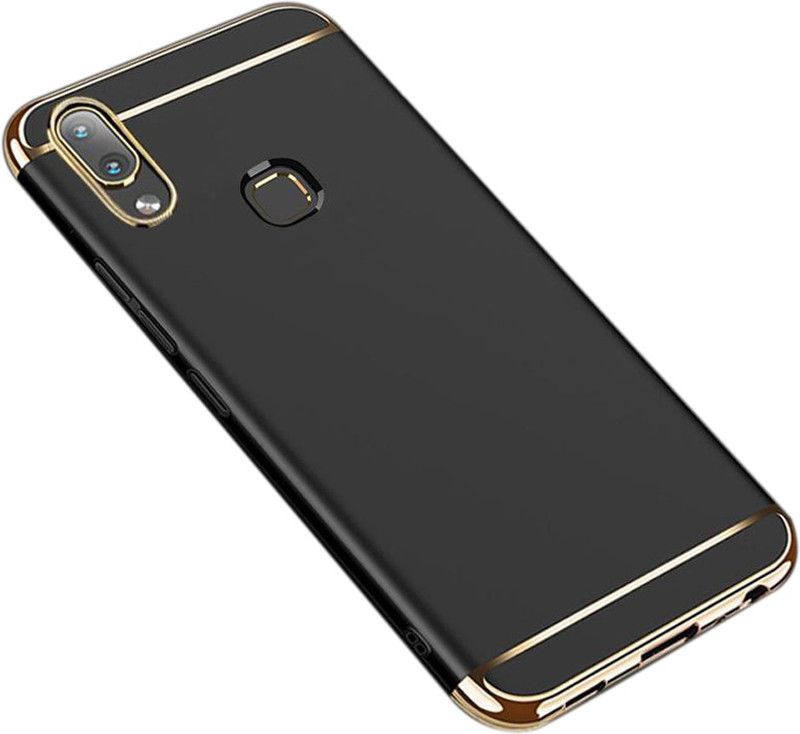 Coverage Back Cover for Vivo V9  (Black, Pack of: 1)
