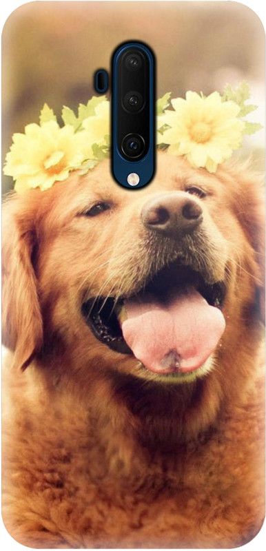 Smutty Back Cover for OnePlus 7T Pro - Dog Print  (Multicolor, Hard Case, Pack of: 1)