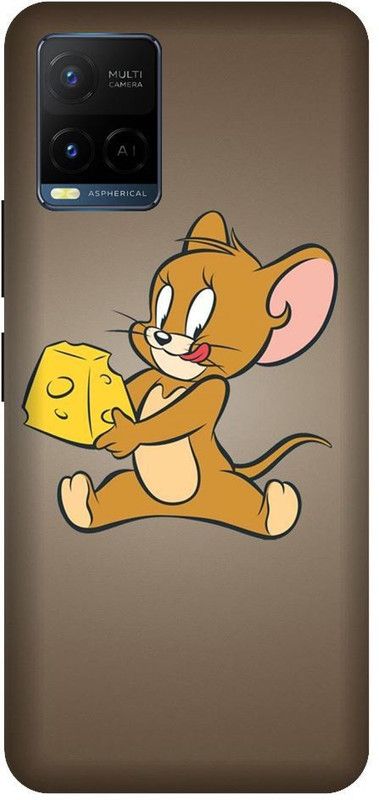 BYXIS Back Cover for Vivo Y21 Tom and Jerry, Cartoon Network, Cartoon, Jerry, Cute  (Multicolor, Shock Proof, Pack of: 1)