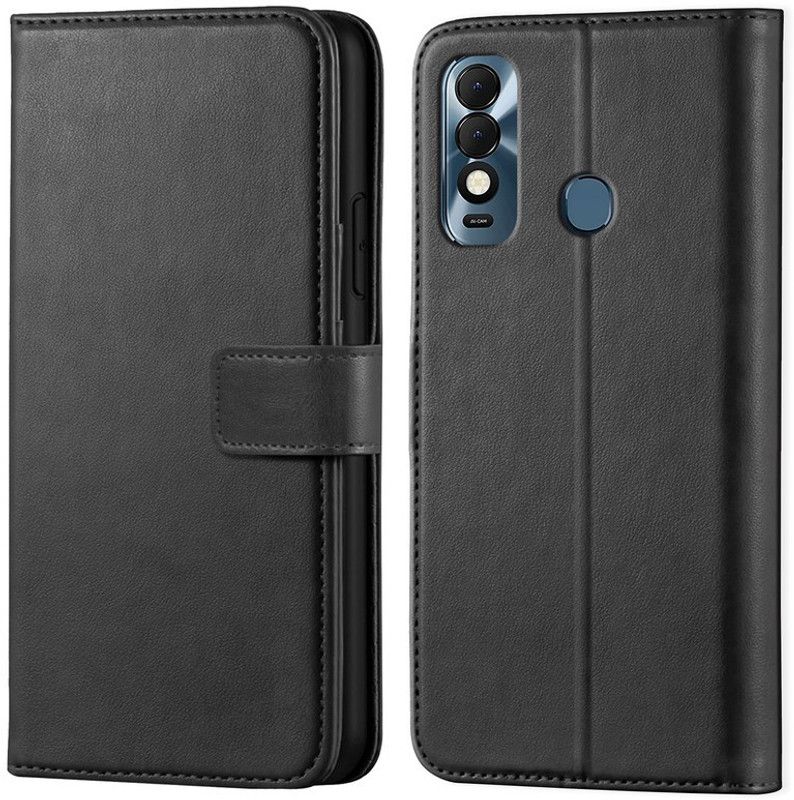 ponyta Flip Cover for Tecno Spark 8t  (Black, Dual Protection, Pack of: 1)