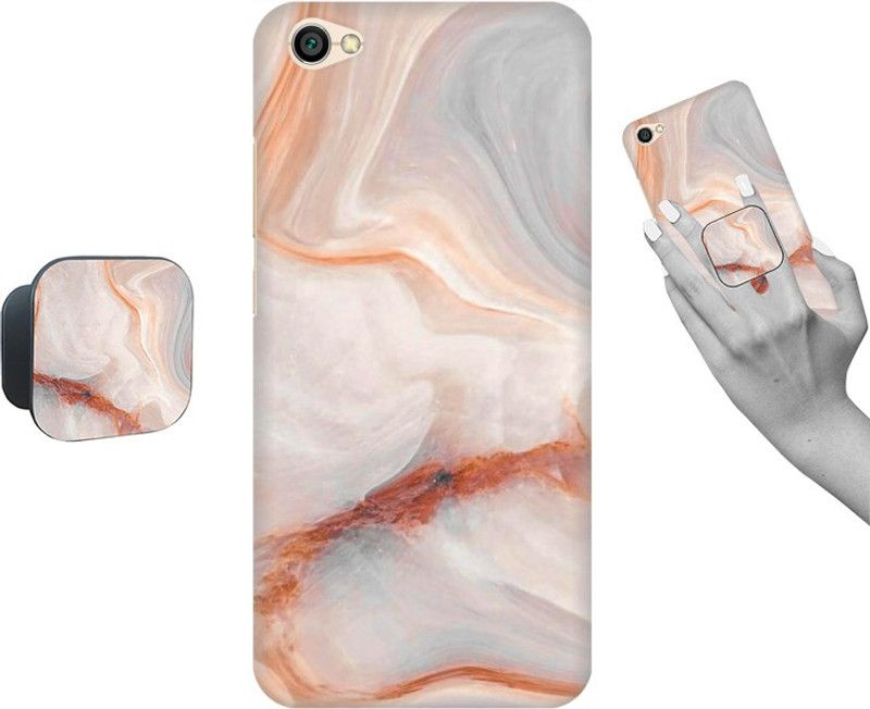 COBIERTAS Back Cover for Mi Redmi Y1 Lite  (Multicolor, Cases with Holder, Pack of: 2)