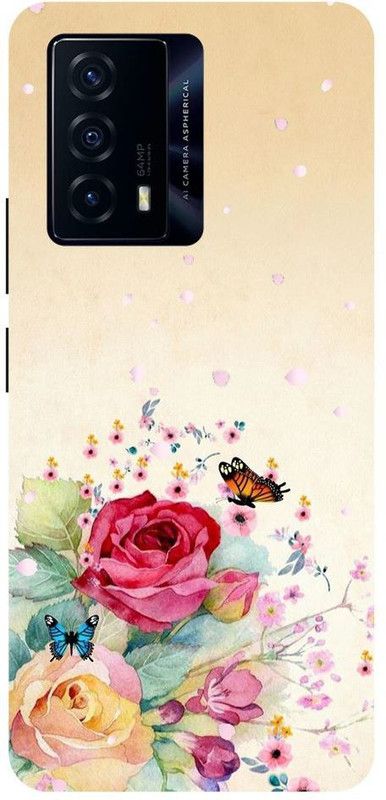 softcrash Back Cover for iQOO Z5 5G ROSEGARDEN, BEAUTIFUL, PRETTY, GARDEN  (Multicolor, Pack of: 1)