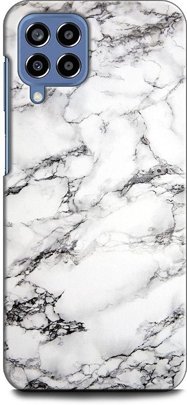 WallCraft Back Cover for SAMSUNG Galaxy M53 5G MARBLE, BLACK AND WHITE, ABSTRACT, TEXTURE  (Multicolor, Dual Protection, Pack of: 1)