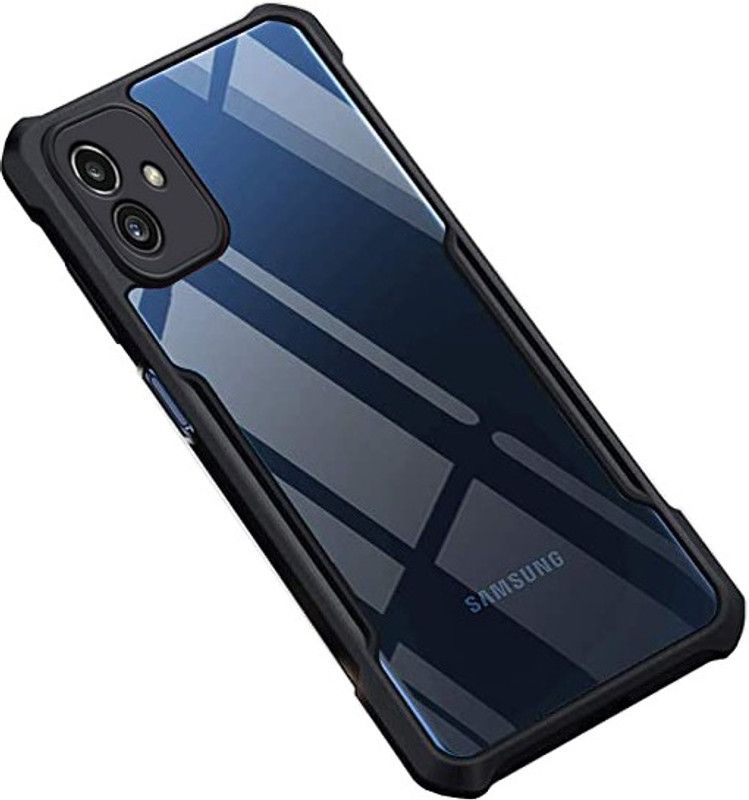 ShopGlobal Back Cover for SAMSUNG M13 5G, SAMSUNG GALAXY M13 5G MOBILE  (Black, Transparent, Shock Proof)