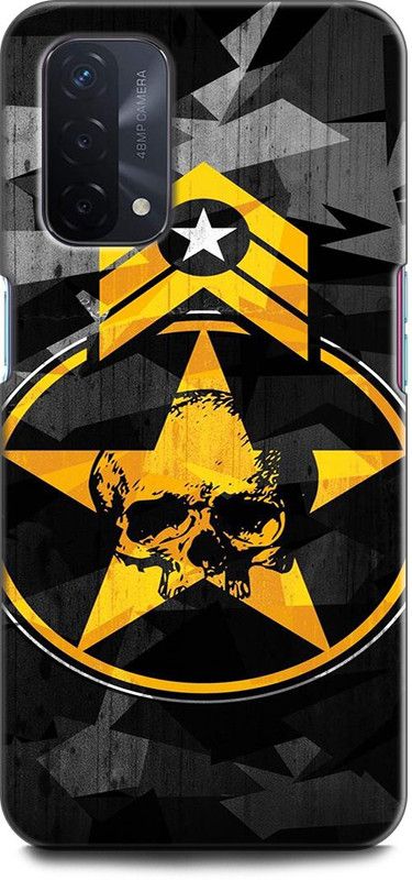 Afterglow Back Cover for Oppo A74 5G ARMY, ARMY LOGO, SOLDIER, MILITARY  (Multicolor, Shock Proof, Pack of: 1)