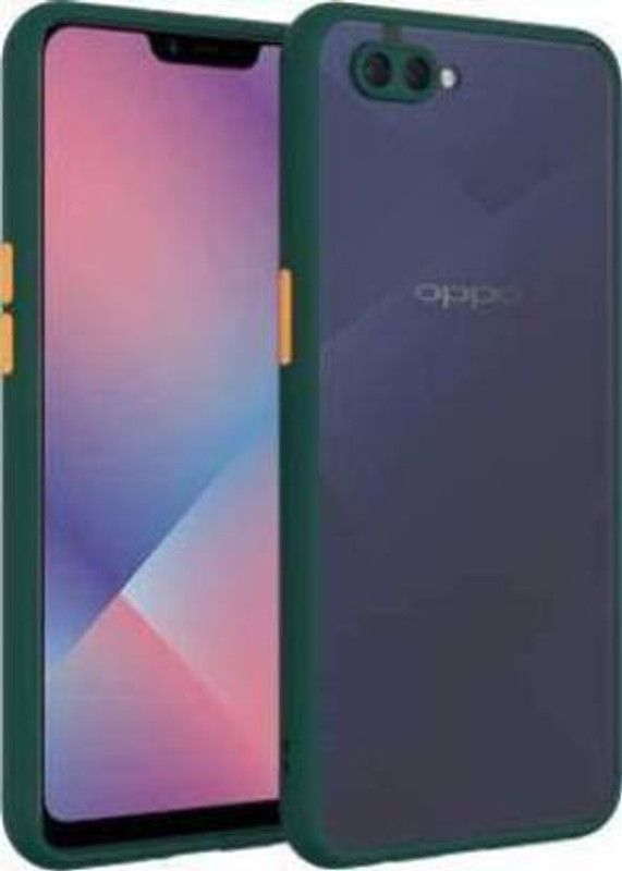 NC Back Cover for Oppo F9  (Green, Pack of: 1)