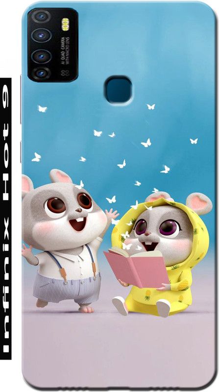 BIVAX Back Cover for INFINIX HOT 9 / INFINIX HOT 9 PRO  (Multicolor, Grip Case, Silicon, Pack of: 210)