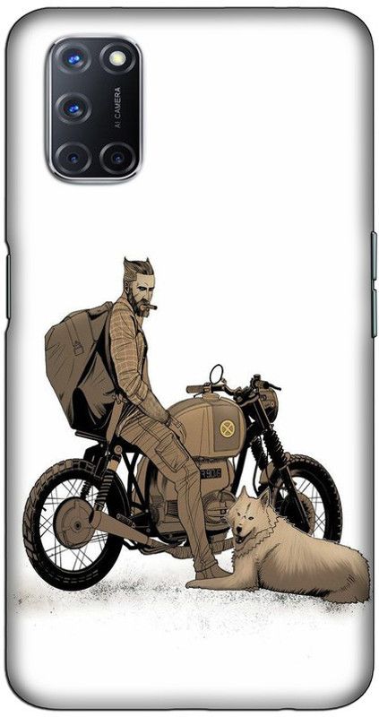 CROKIAN Back Cover for OPPO A52 Attitude rider Back Cover  (Multicolor, Hard Case, Pack of: 1)