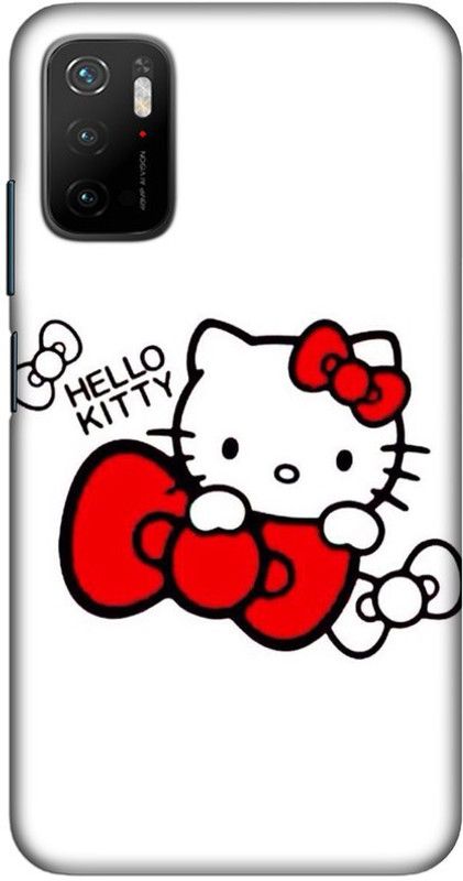 CROKIAN Back Cover for Poco M3 Pro 5G Hello Kitty Back Cover  (White, Hard Case, Pack of: 1)