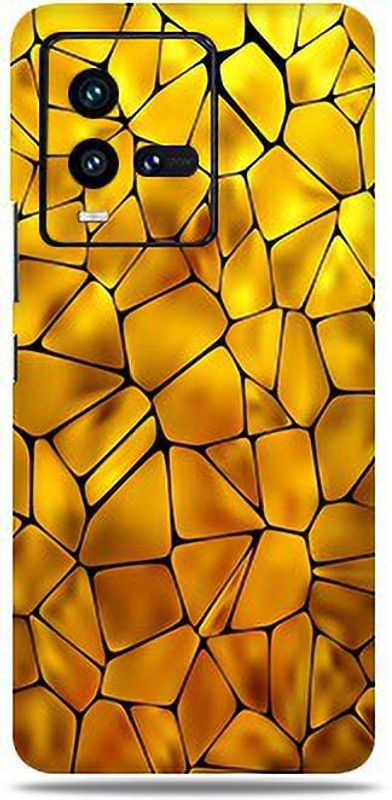 Mclaxa Vivo Iqoo 9T 5G, Yellow Pebble For vivo iqoo 9t 5g Mobile Skin  (Yellow Pebble skin (Only Back Panel Coverage))