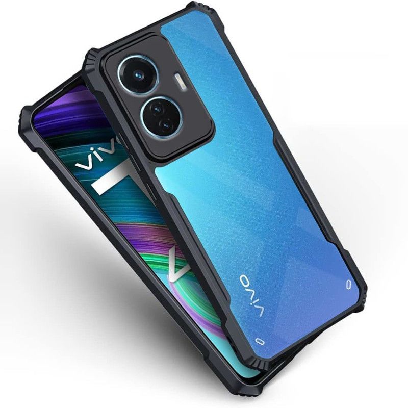 AKSHUD Back Cover for IQOO Z6 44W  (Transparent, Shock Proof, Pack of: 1)