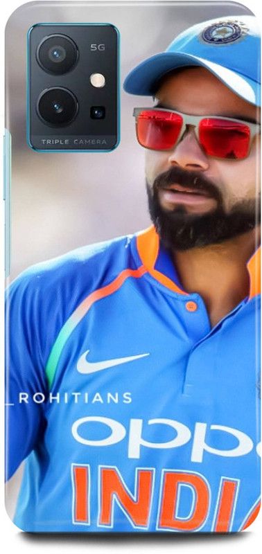 JUGGA Back Cover for OnePlus Nord CE 2 5G, VIRAT, KOHLI, INDIAN, PLAYER, RCB  (Blue, Hard Case, Pack of: 1)