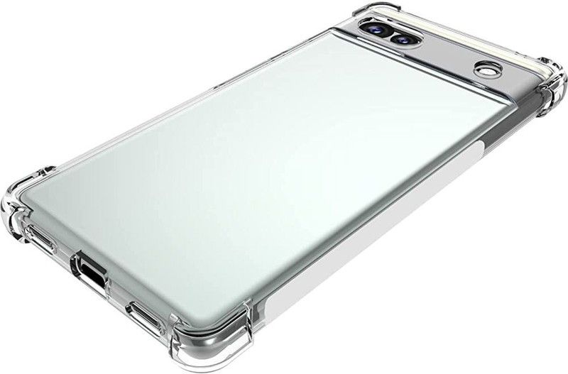 ShopGlobal Bumper Case for Google Pixel 6A  (Transparent, Shock Proof, Silicon)